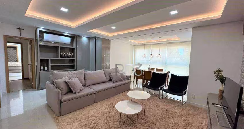 Apartamento com 3 dormitórios para alugar, 122 m² por r$ 6.500,00/mês - edifício élégance - londrina/pr