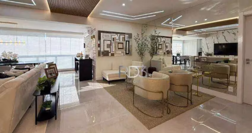 Apartamento com 3 suítes para locação na gleba palhano - 167 m² privativos por r$ 9.800/mês - absoluto/plaenge - londrina/pr