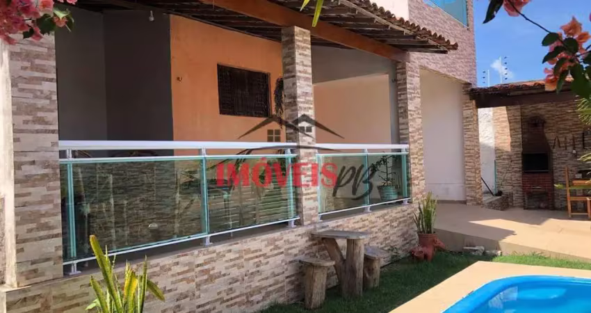 casa 1° andar mobiliada com 2 quartos e piscina
