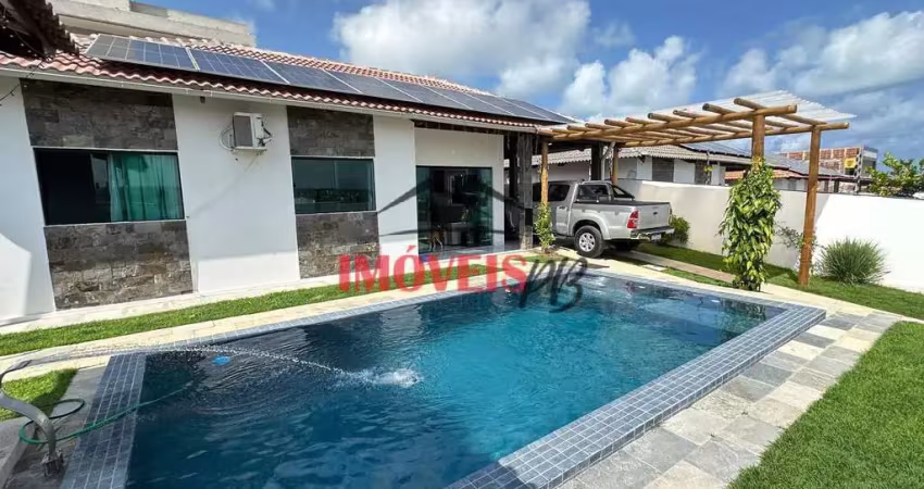 Casa mobiliada na praia de Carapibus com área de lazer e vista Mar.