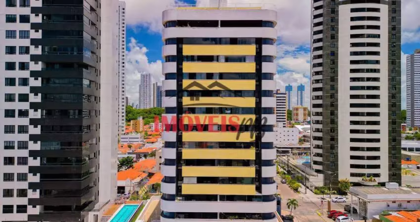 Cobertura em manaíra com 404m2 e piscina privativa.