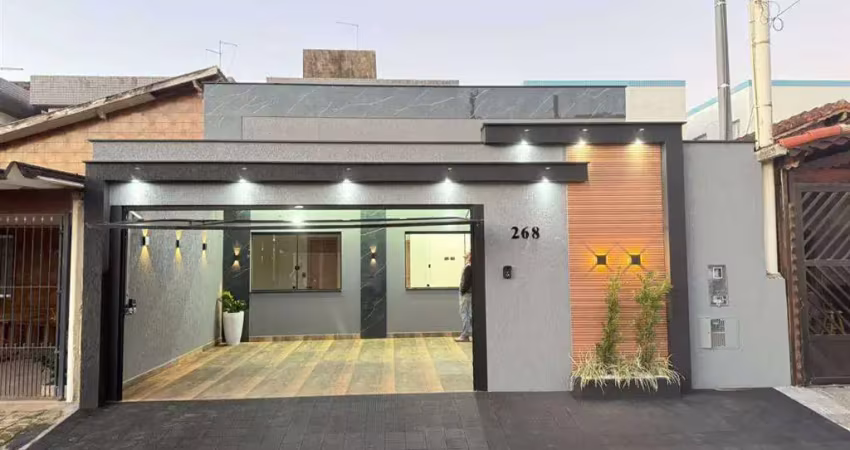 Vila caiçara casa excelente padrão de acabamento com 3 dormitórios