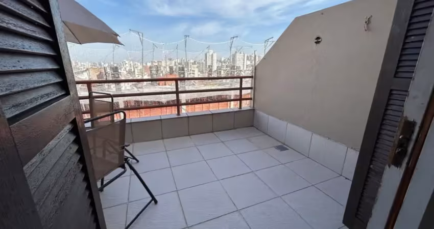 Cobertura mobiliada de 2 quartos com 1 vaga à venda no bairro jardim botânico em porto alegre