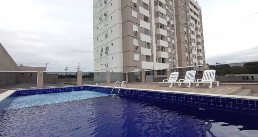 Apartamento 02 dormitórios para alugar com sacada e garagem junto a ulbra