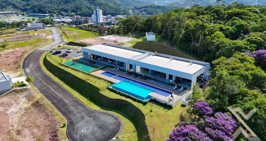 Terreno em condomínio fechado à venda no Ponta Aguda, Blumenau 
