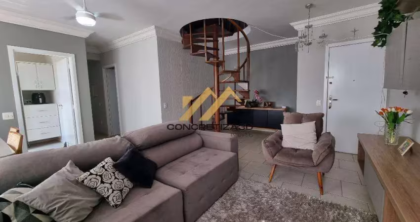 Apartamento duplex à venda em indaiatuba, vila sfeir, com 3 quartos, com 146 m²
