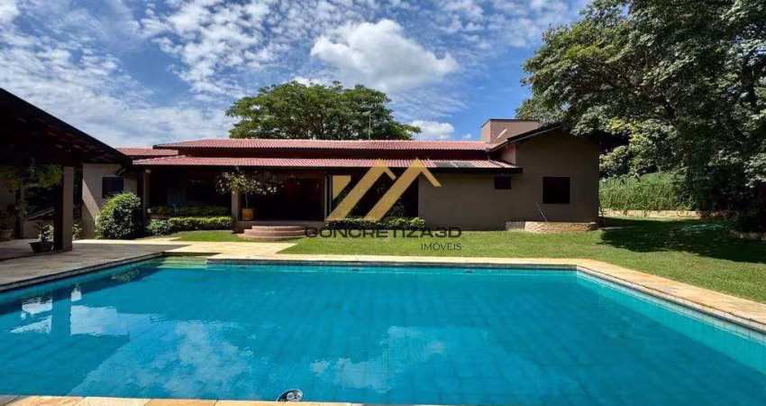 Casa à venda em indaiatuba, colinas do mosteiro de itaici, com 1 quarto, com 600 m²