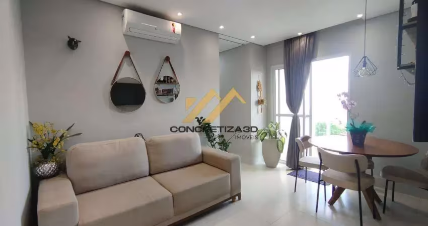 Apartamento à venda em indaiatuba, jardim santiago, com 3 quartos, com 74 m², reserva vista verde