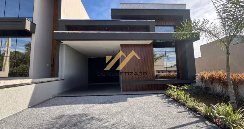 Casa à venda em indaiatuba, loteamento park gran reserve, com 3 suítes, com 200 m²