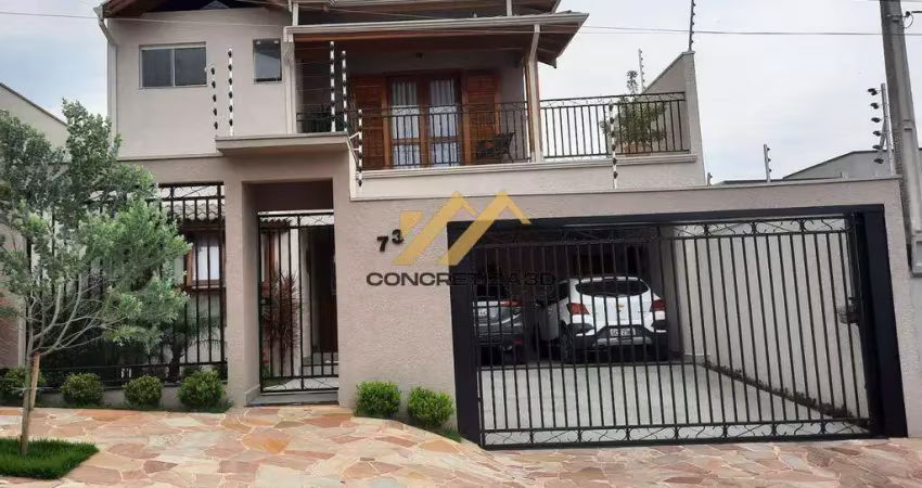 Sobrado à venda em indaiatuba, jardim bela vista, com 4 quartos, com 264 m²