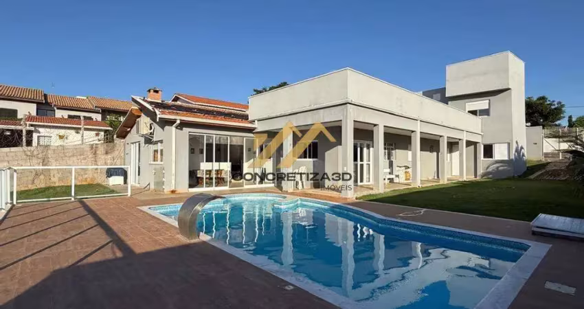 Chácara à venda em indaiatuba, terras de itaici, com 5 suítes, com 1000 m²