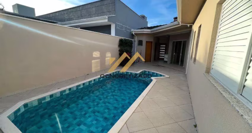 Casa à venda em indaiatuba, vila residencial green park, com 3 suítes, com 184 m²