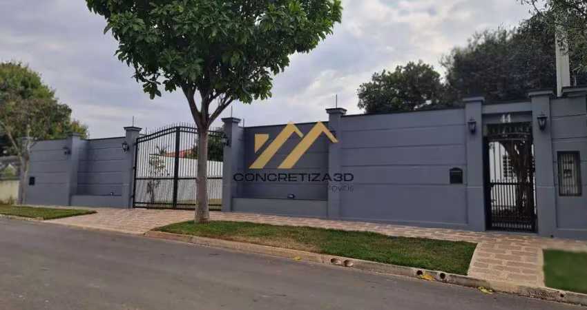 Sobrado à venda em indaiatuba, colinas de indaiatuba, com 6 suítes, com 585 m²