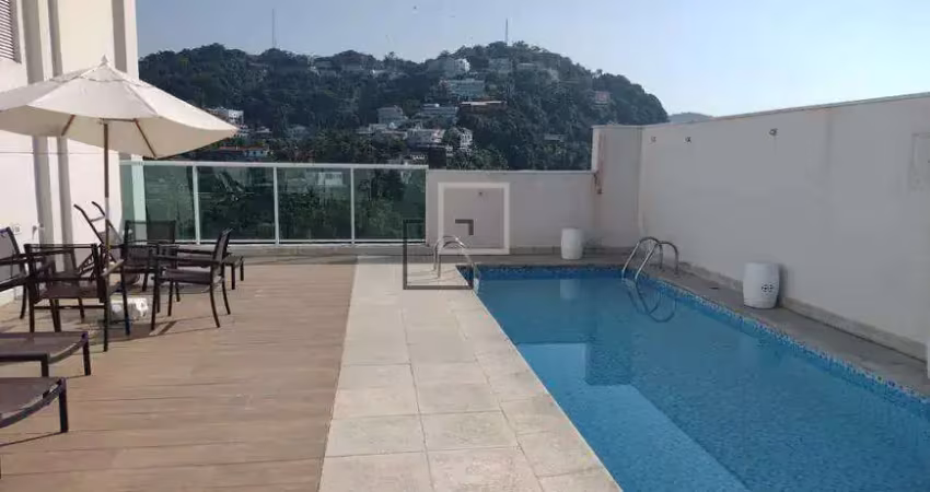 Apartamento para venda em santos, josé menino, 2 dormitórios, 1 suíte, 1 banheiro, 1 vaga