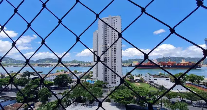 Apartamento para venda em santos, ponta da praia, 2 dormitórios, 2 suítes, 1 banheiro, 1 vaga