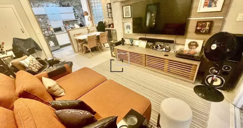 Apartamento para venda em santos, embaré, 2 dormitórios, 1 suíte, 3 banheiros, 2 vagas