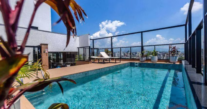 Apartamento com 1 dormitório à venda, 69 m² por r$ 707.397,50 - saguaçu - joinville/sc