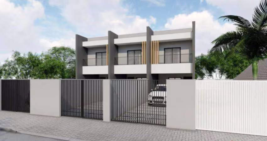 Sobrado com 3 dormitórios à venda, 94 m² por R$ 420.000,00 - Nova Brasília - Joinville/SC