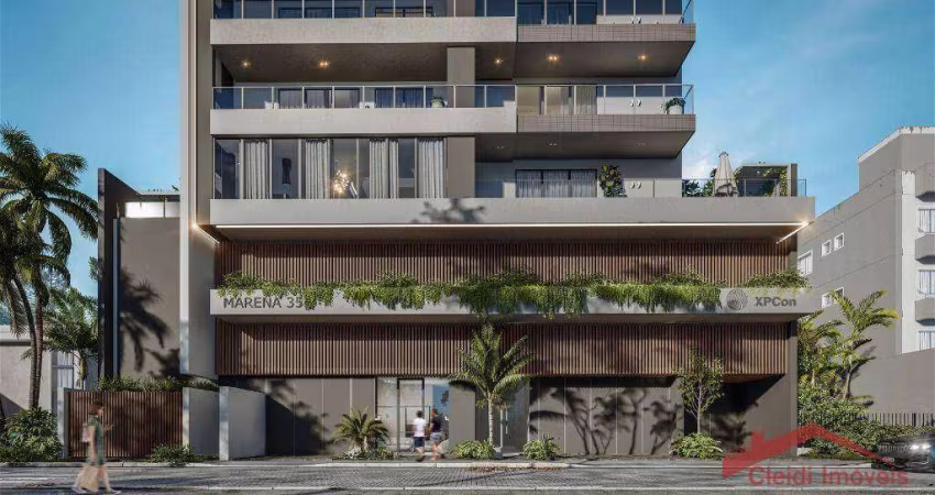 Apartamento com 2 dormitórios à venda, 100 m² por R$ 1.106.221,96 - Itacolomi - Balneário Piçarras/SC