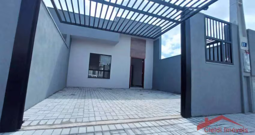 Casa com 3 dormitórios à venda, 77 m² por r$ 399.900,00 - nova brasília - joinville/sc