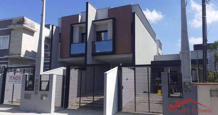 Sobrado com 3 dormitórios à venda, 122 m² por r$ 750.000,00 - saguaçu - joinville/sc