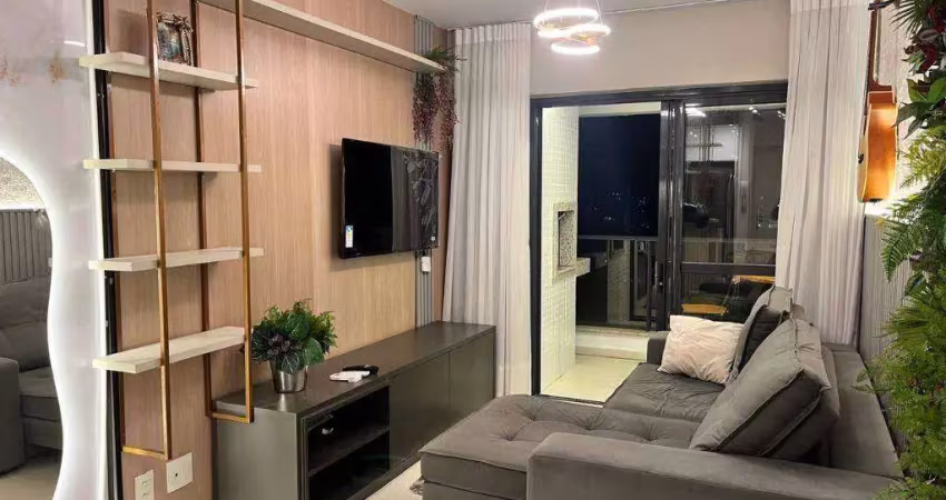 Apartamento com 1 dormitório para alugar, 47 m² por r$ 5.290/mês - centro - joinville/sc