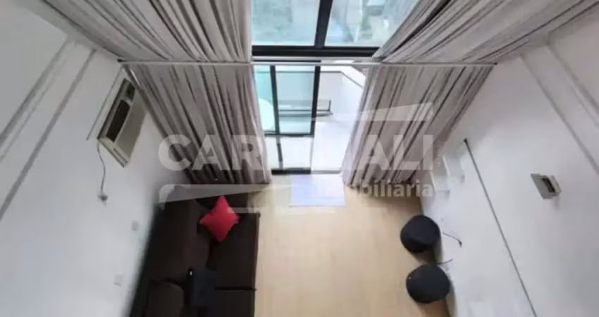 Loft mobiliado para locação com 70 m² no edifício piaget studium /cambuí, campinas/sp