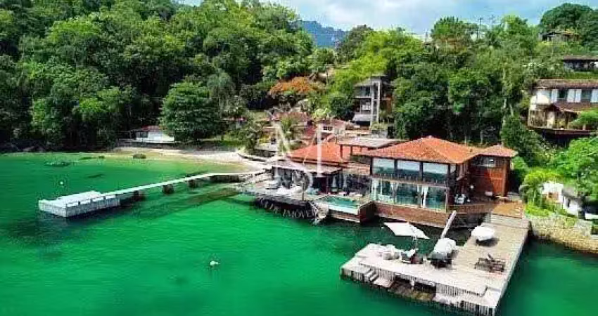 Mansão de luxo à beira-mar com praia privativa e pier – angra dos reis | marçal imóveis exclusive