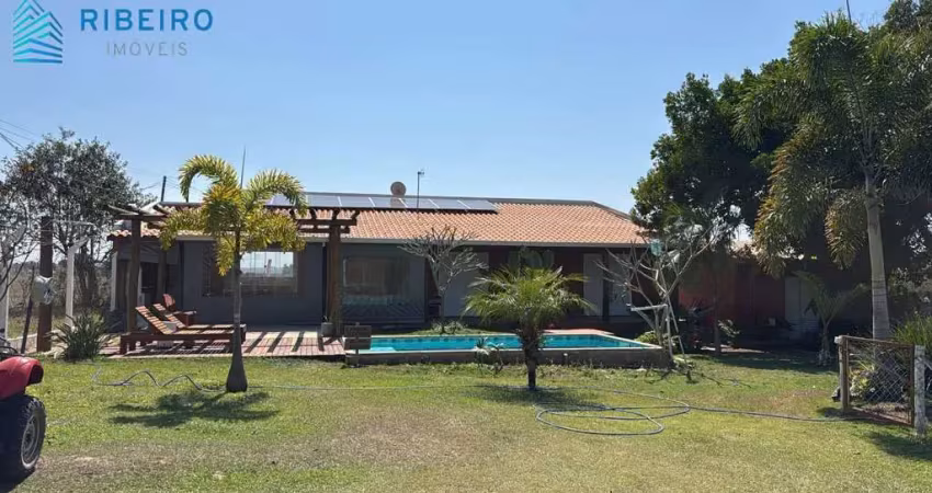 Chacara a venda porteira fechada r$ 650mil  com - 03 dormitórios - piscina - tanque - 1000mts² -  porangaba -