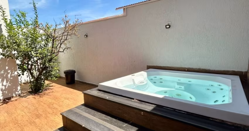 Lindo sobrado condomínio praças do sul com area gourmet e jacuzzi