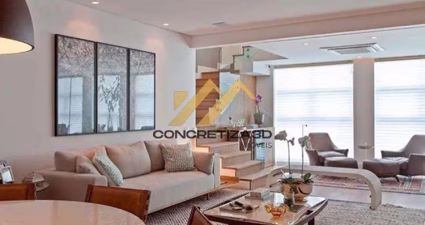 Apartamento duplex à venda em indaiatuba, vila castelo branco, com 3 suítes, com 258 m²