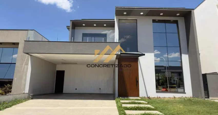 Sobrado à venda em indaiatuba, jardim esplanada, com 4 suítes, com 261 m², condomínio dona lucilla