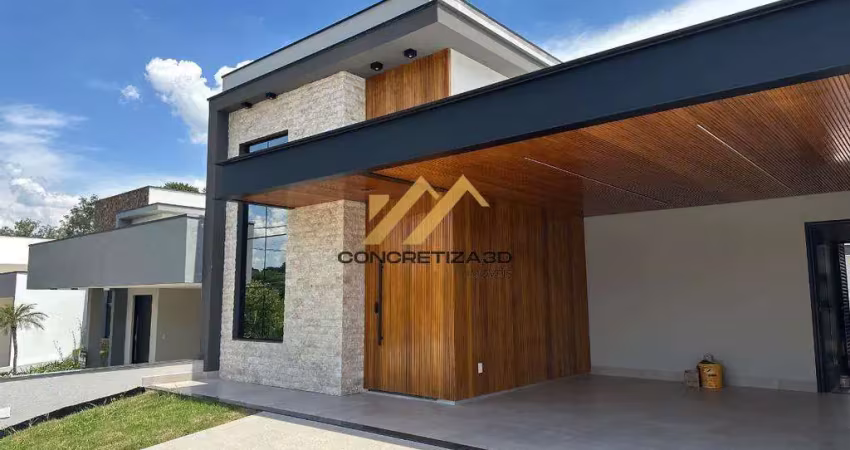 Casa à venda em indaiatuba, jardim piemonte, com 3 suítes, com 196.58 m², condomínio piemonte