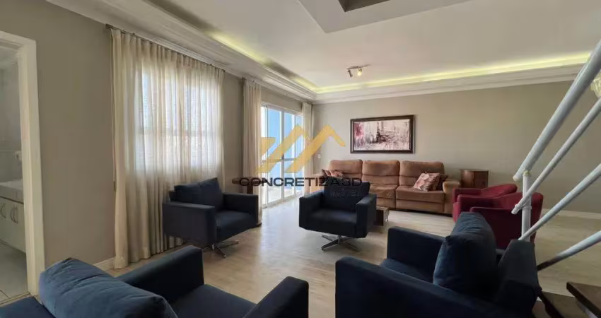 Apartamento duplex com 3 suítes para alugar, 204 m² - cidade nova - indaiatuba/sp