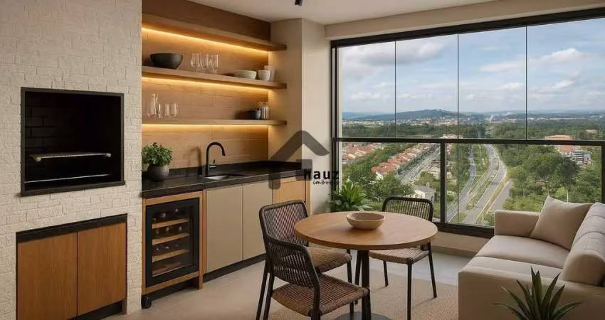 Apartamento duplex cobertura - á venda com 210 m² - 4 quartos - 4 wcs - 2 terraços gourmet -olga botanique - zona leste