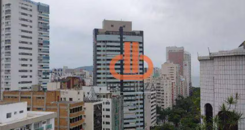 Apartamento tres quartos quatro vagas gonzaga santos/sp