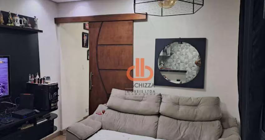 Apartamento com um quarto à venda, 60 m² por r$ 400.000 - embaré - santos/sp