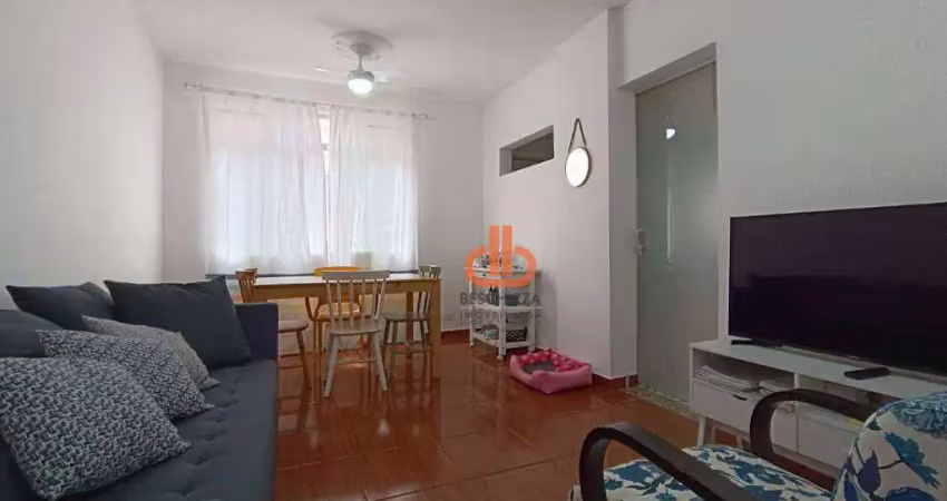 Apartamento gonzaga santos um quarto reformado elevador
