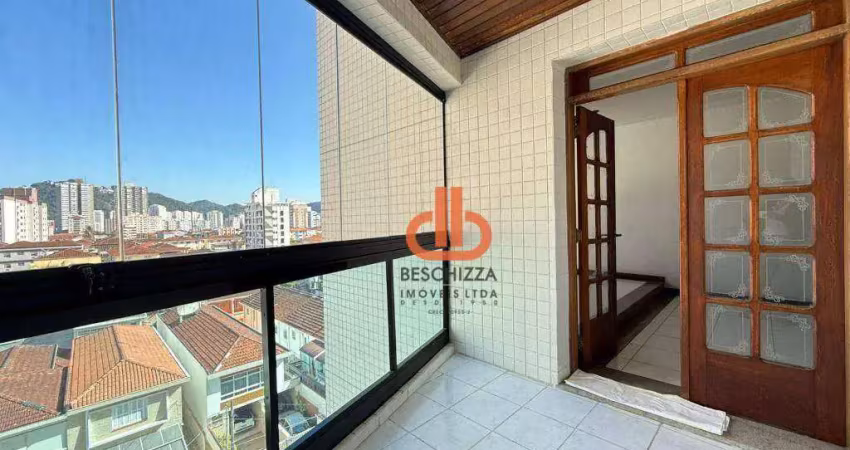 Apartamento com 3 quartos à venda na Rua Pasteur, 55, Gonzaga, Santos