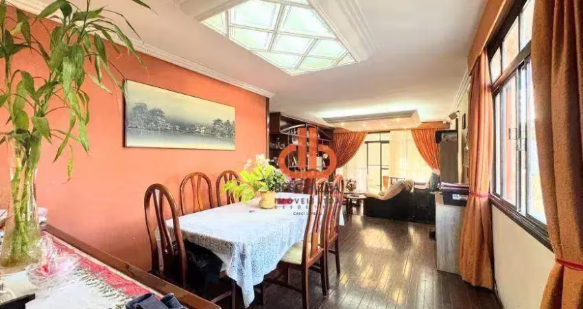 Apartamento com 3 quartos com suíte e 2 vagas, à venda, 165 m² por r$ 870.000 - gonzaga - santos/sp