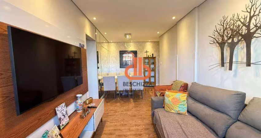 Apartamento com 2 quartos com suíte  à venda, 90 m² por r$ 585.000 - aparecida - santos/sp