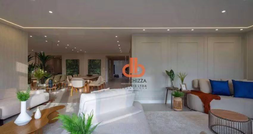 Apartamento com quatro dormitórios à venda, 250 m² por r$ 3.000.000 - boqueirão - santos/sp