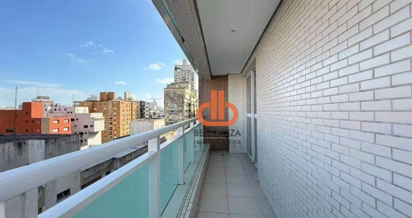 Sala para alugar, 48 m² por r$ 4.928/mês - boqueirão - santos/sp