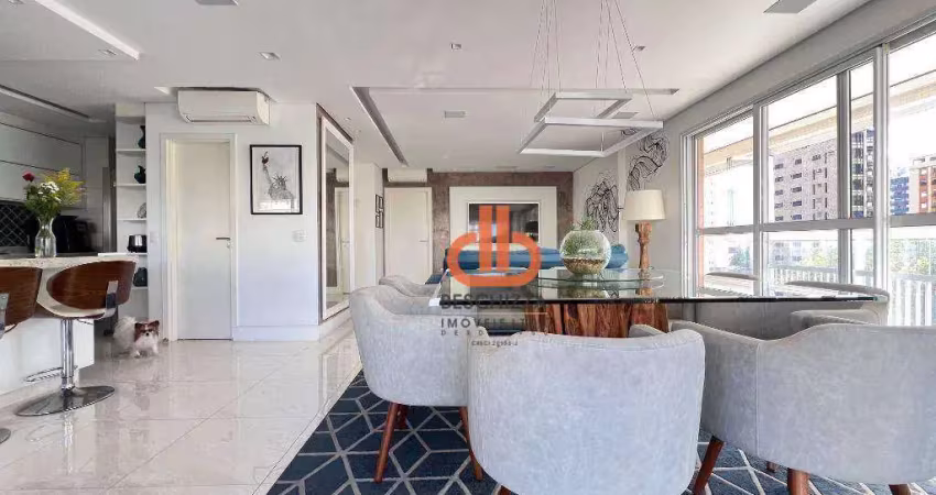 Apartamento garden com 4 dormitórios à venda, 251 m² por r$ 4.000.000,00 - gonzaga - santos/sp