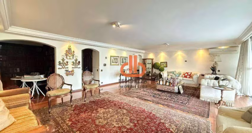 Apartamento com 4 dormitórios à venda, 240 m² por r$ 2.800.000,00 - boqueirão - santos/sp