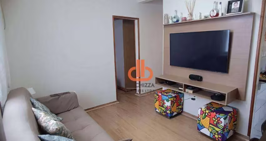 Apartamento com 2 dormitórios à venda, 59 m² por r$ 375.000,00 - embaré - santos/sp