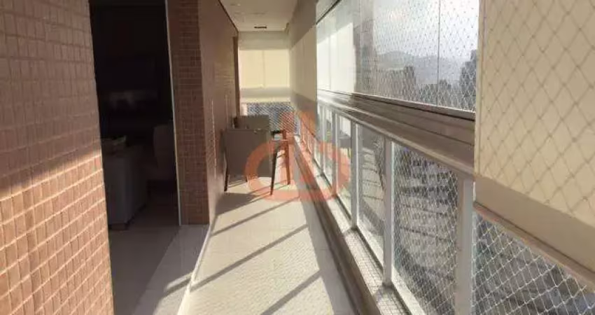 Apartamento com 4 dormitórios à venda, 221 m² por r$ 3.700.000,00 - gonzaga - santos/sp