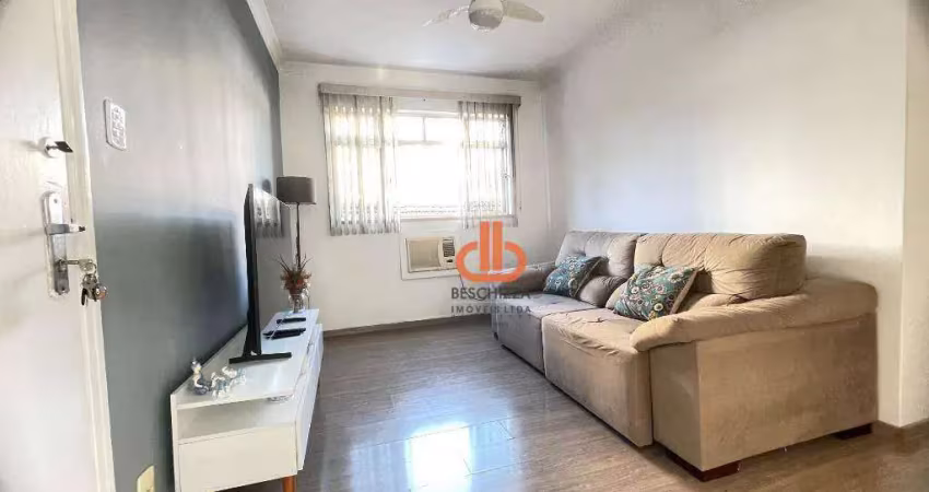 Apartamento embaré santos dois quartos uma vaga demarcada