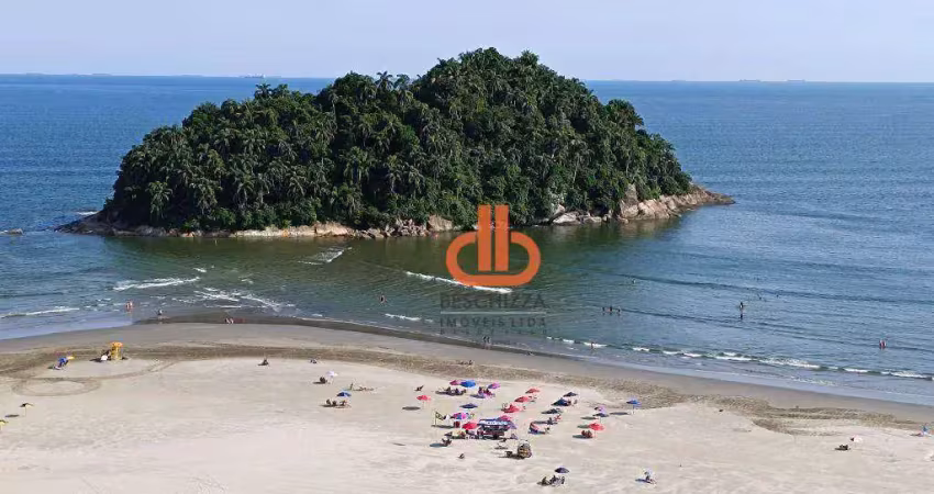 Apartamento josé menino santos pé na areia vista praia três quartos uma vaga andar alto