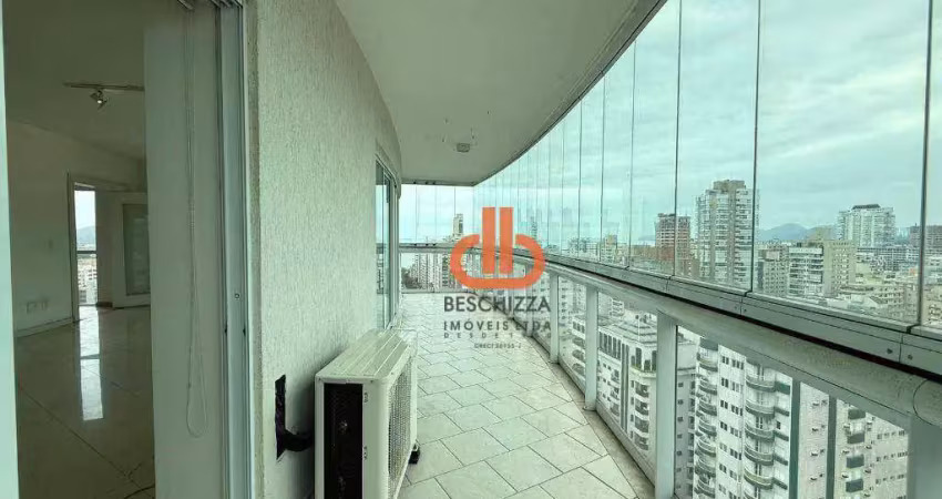 Apartamento com 4 dormitórios à venda, 162 m² por r$ 1.800.000 - boqueirão - santos/sp